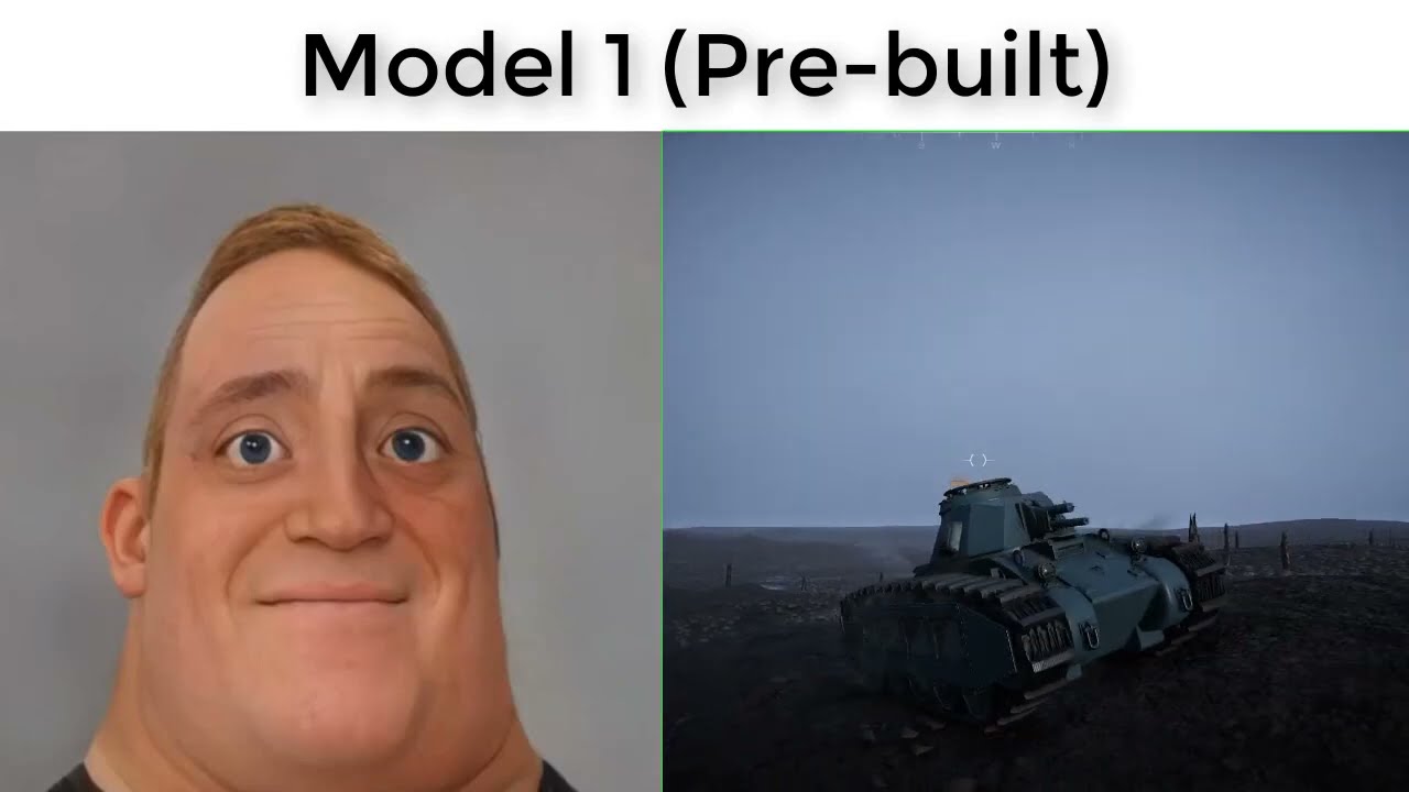 Mr Incredible becoming canny (Sprocket Tank Design)