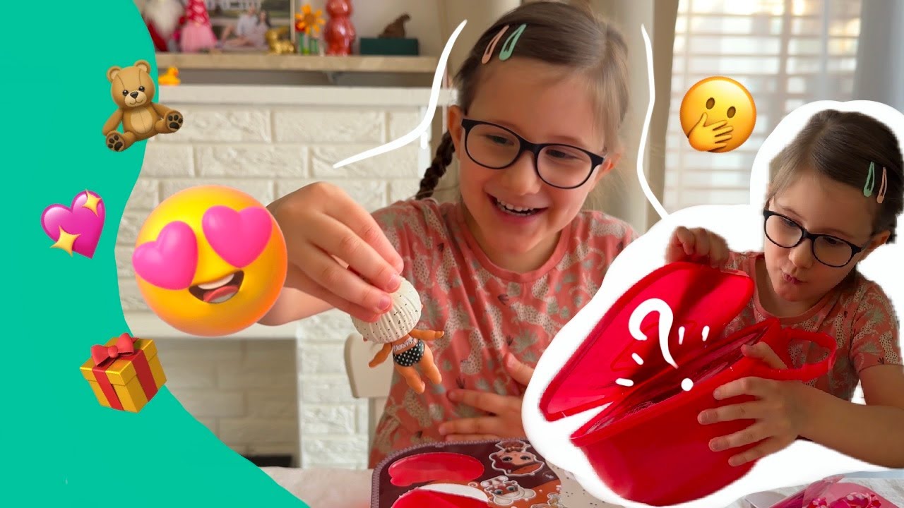 Роза распаковывает L.O.L. Surprise Loves Mini Sweets! 🍭✨ Кто нам попался?