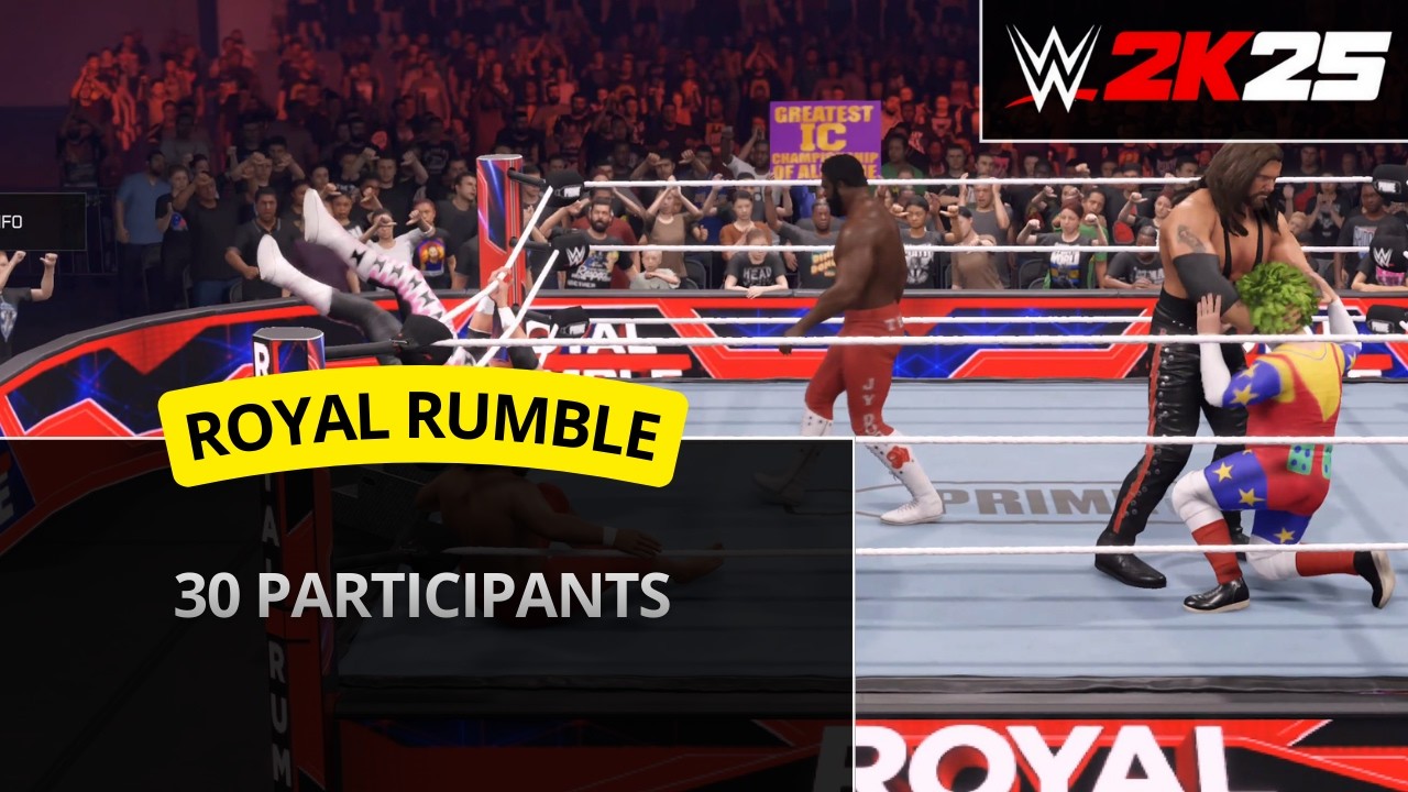 WWE 2K25 – 30-Man Royal Rumble Match (#17)