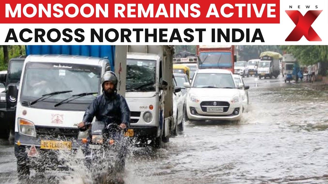 IMD Rain Alert : Heavy Rain Forecast for Assam, Meghalaya and Northeast Till August 6