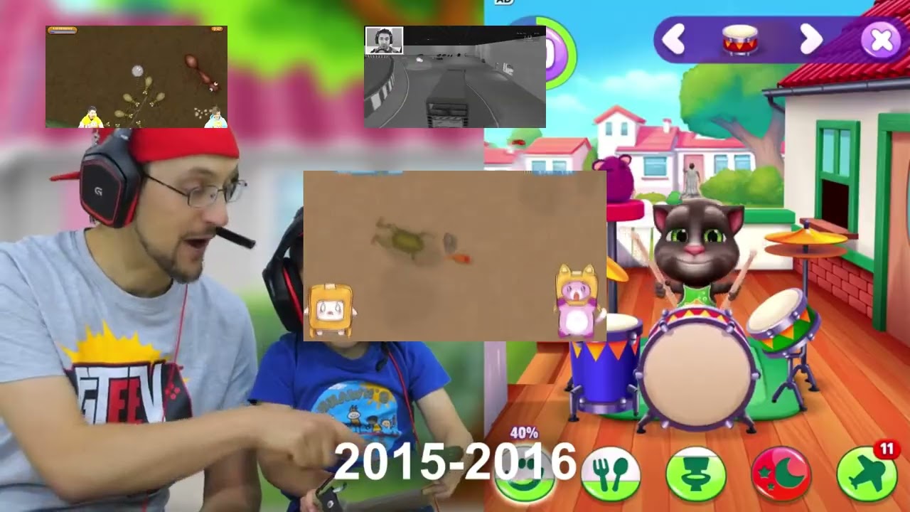 Lankybox world has a screaming sparta time traveling remix