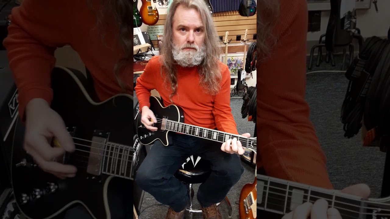 NEW Hagstrom ULMAX-SBK Electric Guitar ~ Gibson Les Paul ~ Rocktownmusic.net