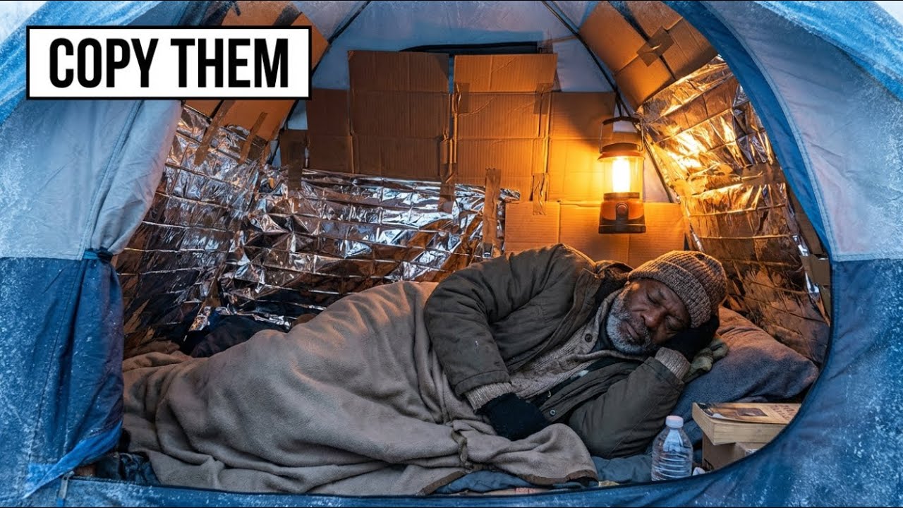 How Black Homeless Men Survive Brutal Frozen Nights In Tents With Zero Heat