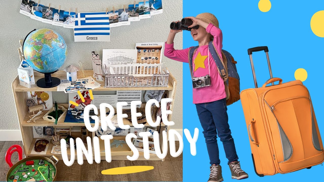 Greece Activities & Crafts for Kids - Unit Study Montessori Shelf