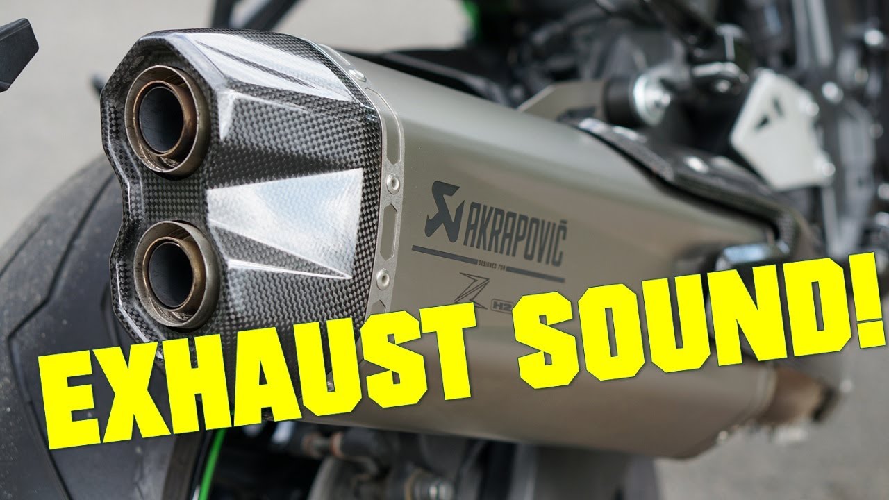 KAWASAKI Z H2 AKRAPOVIC EXHAUST SOUND + RIDING SOUND