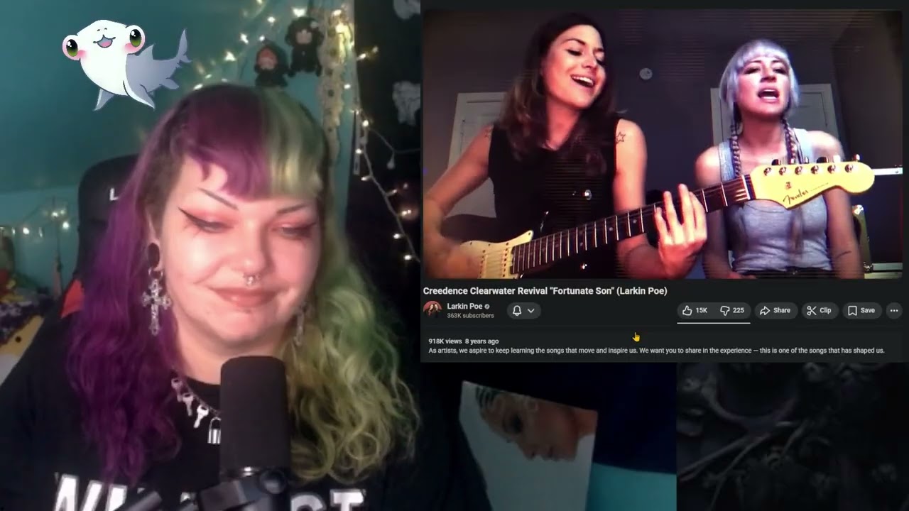 Ларкин По исполняет каверы на песни «A Little Help From My Friends» и «Fortunate Son» | РЕАКЦИЯ