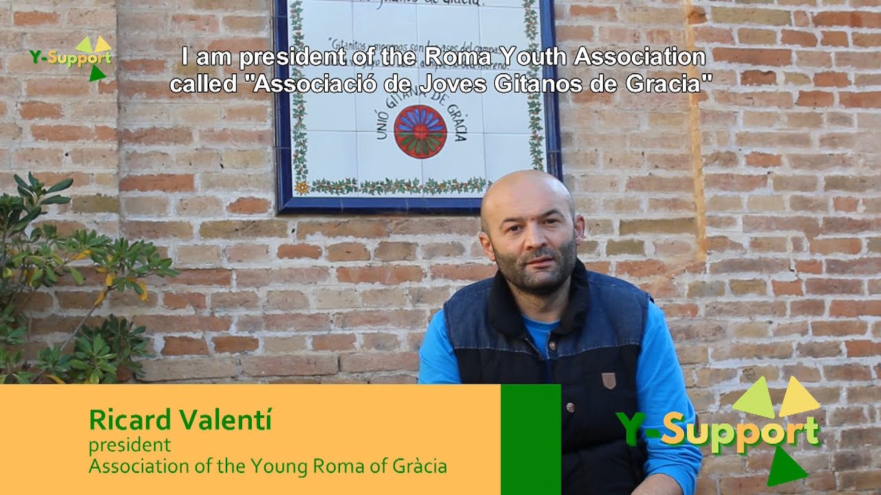 Ricard Valentí, de l'associació de Joves Gitanos de Gràcia