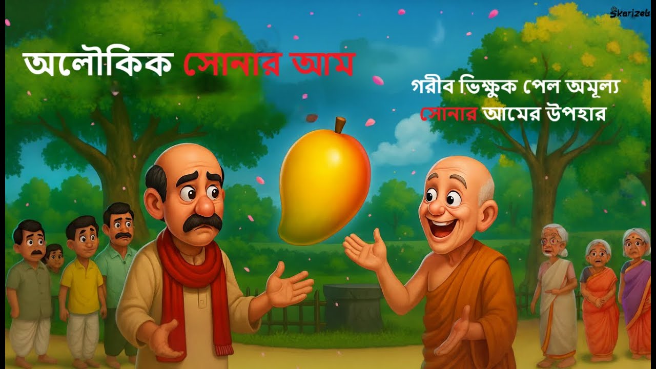 অলৌকিক সোনার আম | Bengali Moral Story | Rupkothar Golpo |  Thakurmar Jhuli@pmpscartoons