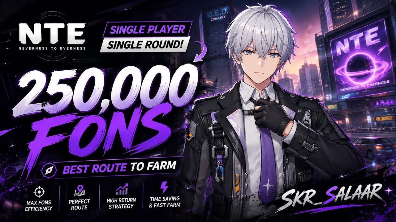 I FOUND the BEST SOLO HEIST ROUTE in NTE&hellip; 250,000 FONS EVERY ROUND! 😱🔥 #nte #gaming 