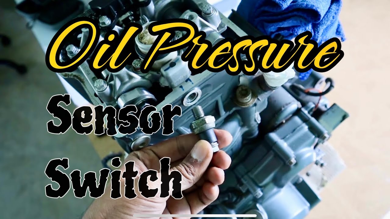 Oil Pressure Sensor Switch - KTM 390 Engine.