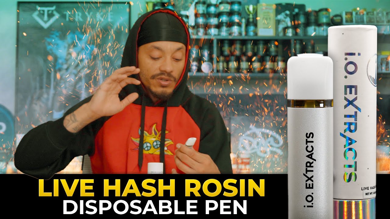 Live Rosin Disposable Vape Pen - I.O Extracts