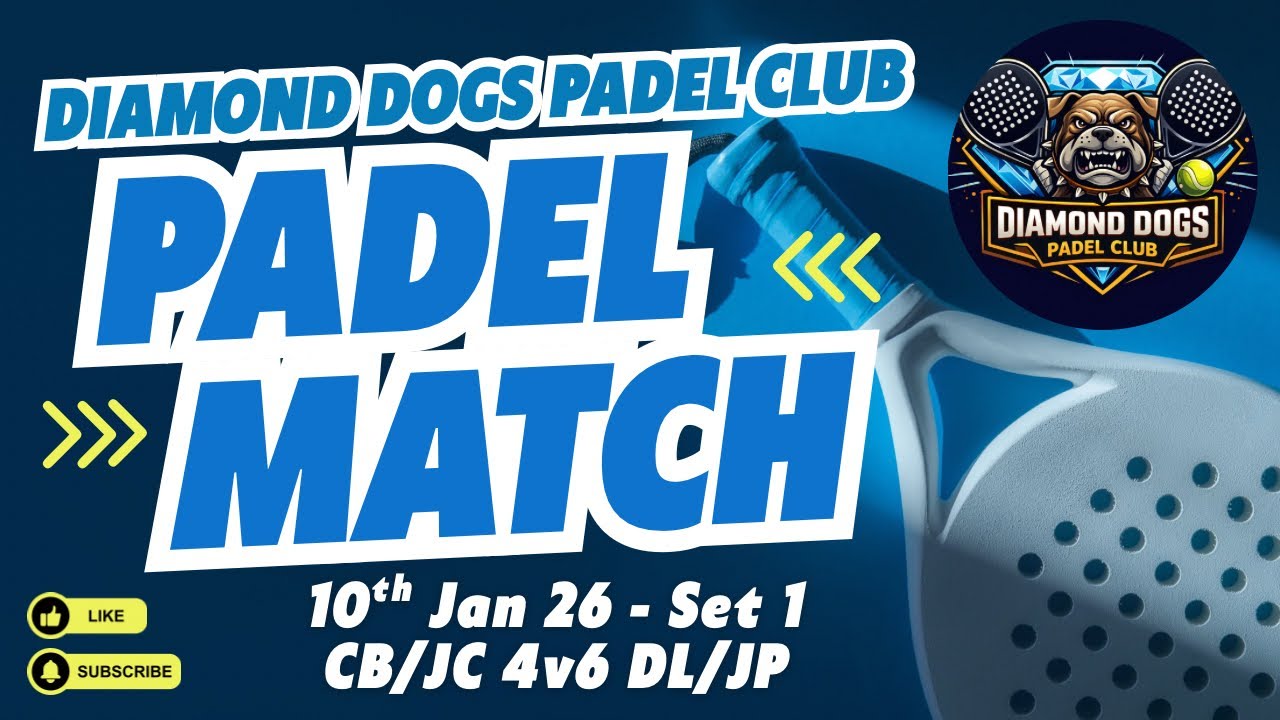10/1/26 Set 1 - Bridgett/Craig 4v6 Latham/Parkinson (FR Padel Court 1)