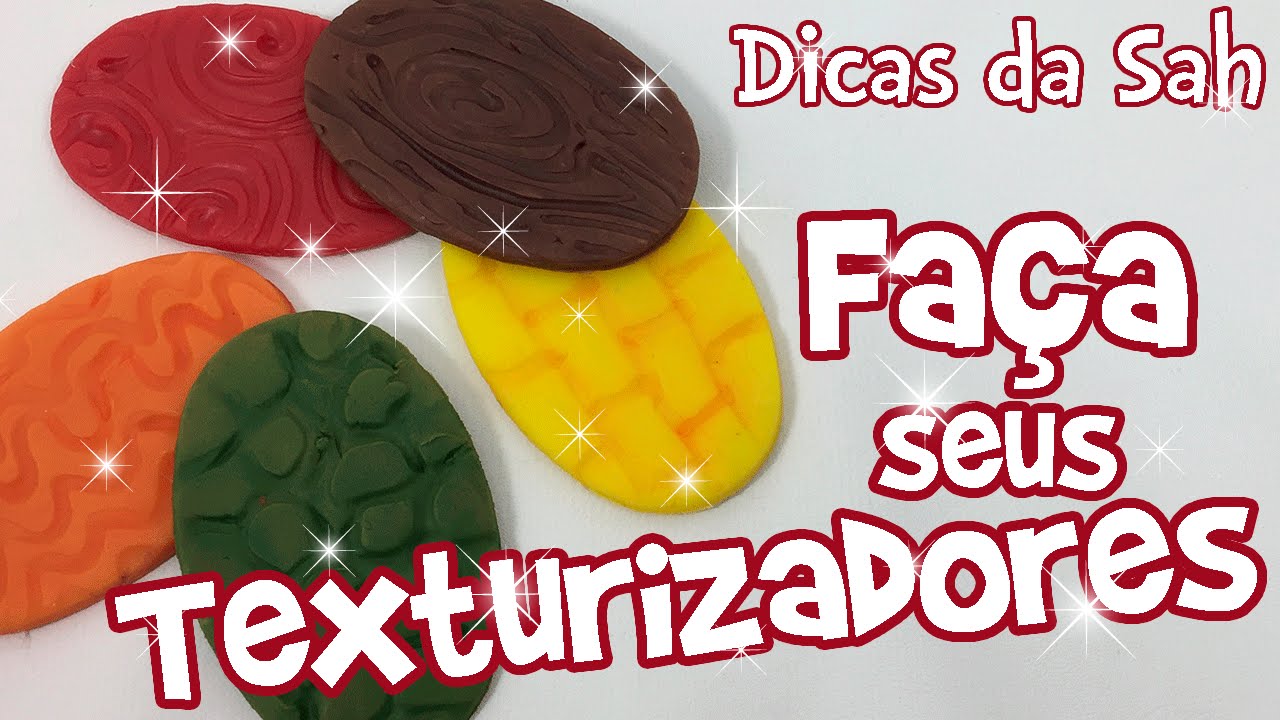 COMO FAZER TEXTURIZADORES para biscuit - Dicas da Sah