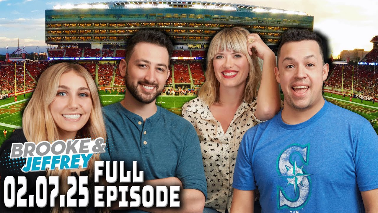 FULL SHOW 2/7/25: Super Bowl Rigged Parody, Weirdest Prop Bets + Overseas Catfish | Brooke & Jeffrey