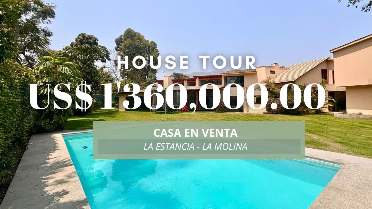 Linda Casa de 1,273m2 en Venta - Exclusiva Urb. La Estancia, La Molina