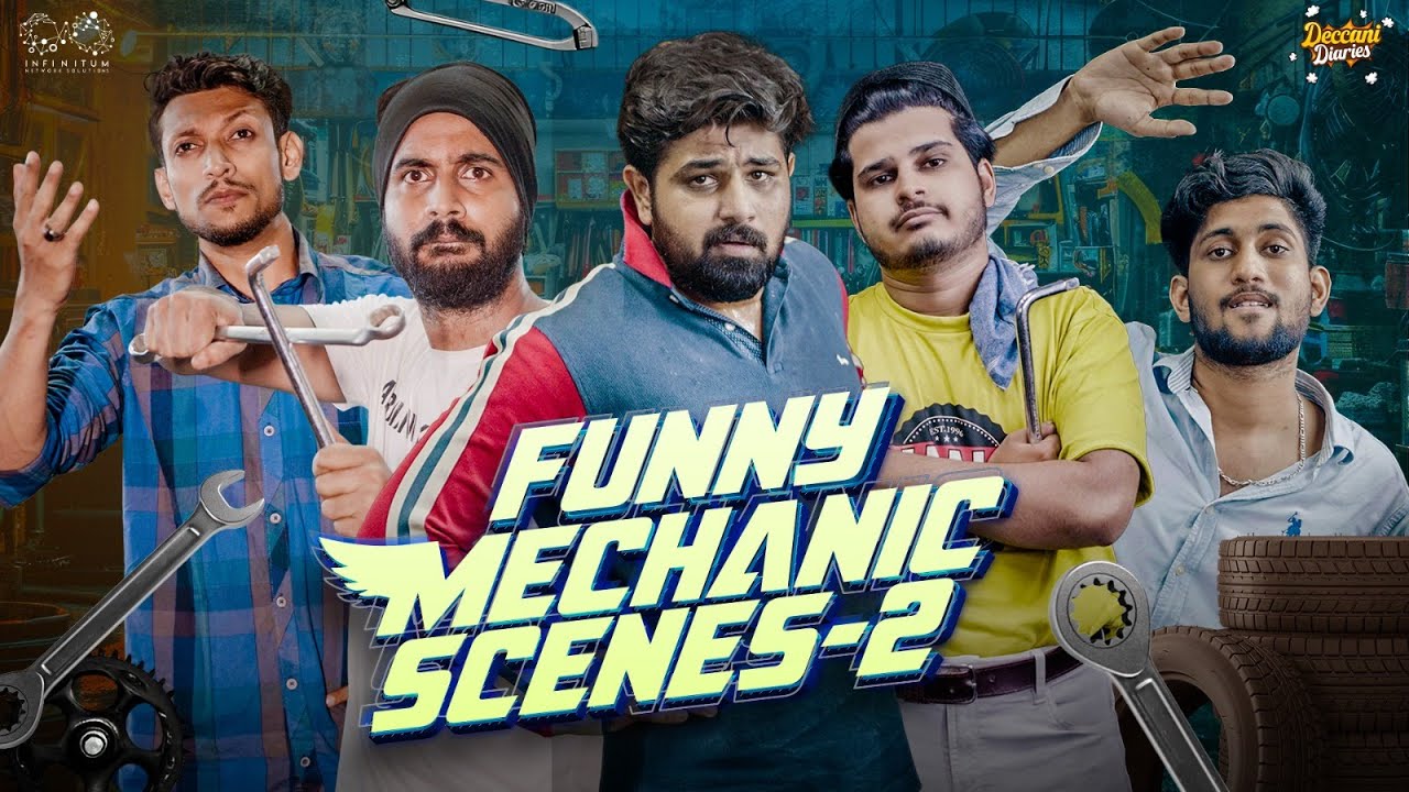 Funny Mechanic Scenes || Part - 2 || Latest Hyderabad Comedy || Deccani Dairies
