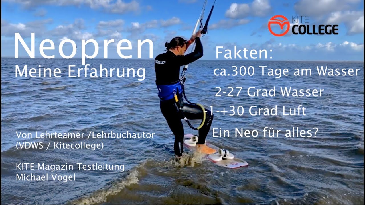 Kitecollege Tipps Teil 1 für Deinen #Neoprenkauf  2-20 Grad Wassertemperatur