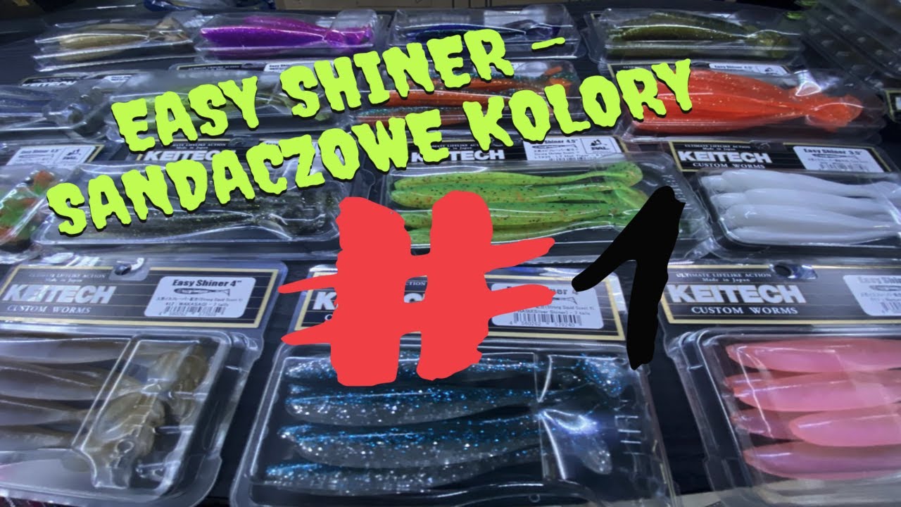 Keitech Easy Shiner SANDACZOWE KOLORY TOP SELLING BAITS OVERVIEW #KEITECH #EASYSHINER #PRZERYBAPL