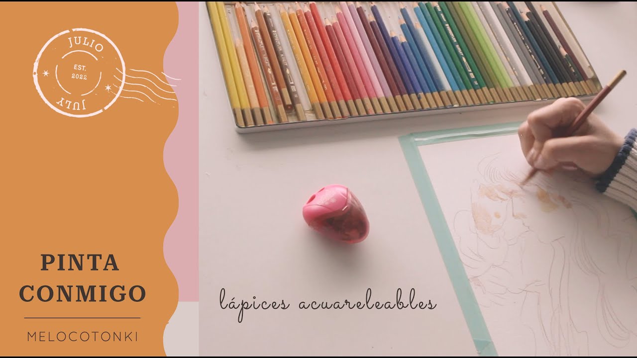 LÁPICES ACUARELEABLES ✎🎨 |  Probándolos por primera vez #ilustración #acuarela #lapices