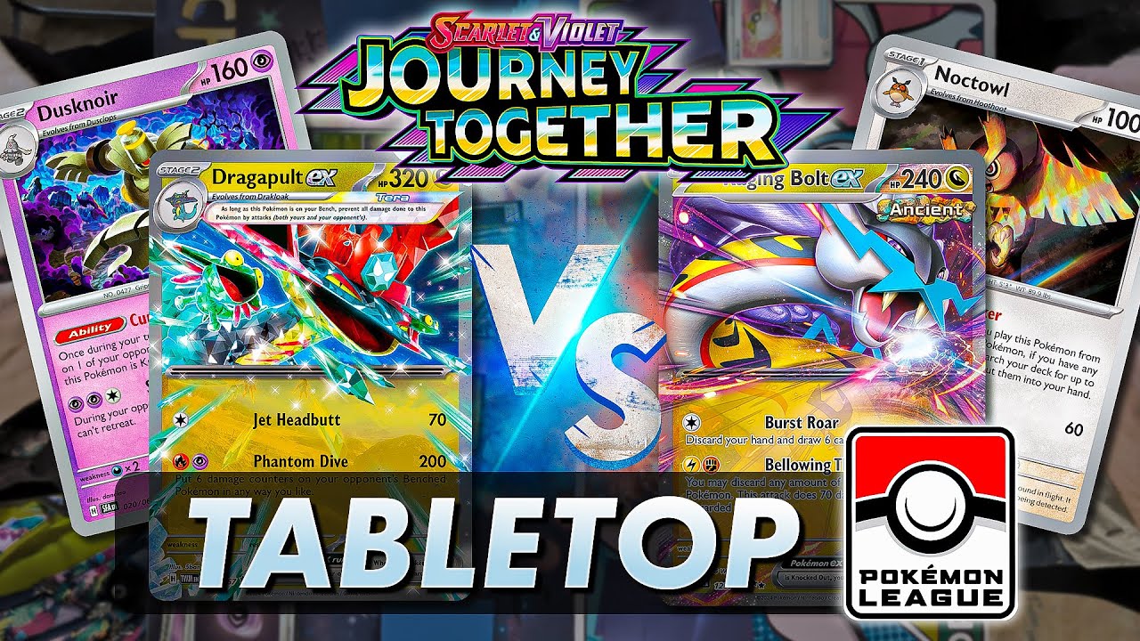 Dragapult ex vs Raging Bolt ex (Round 2)【Journey Together】League BO3 | Tabletop
