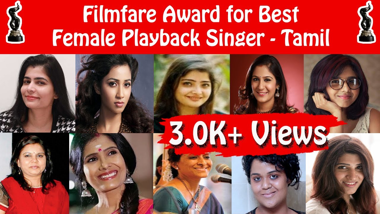 Filmfare Award for Best Female Playback Singer &ndash; Tamil || Shreya Ghoshal || Chinmayi || Shashaa ||