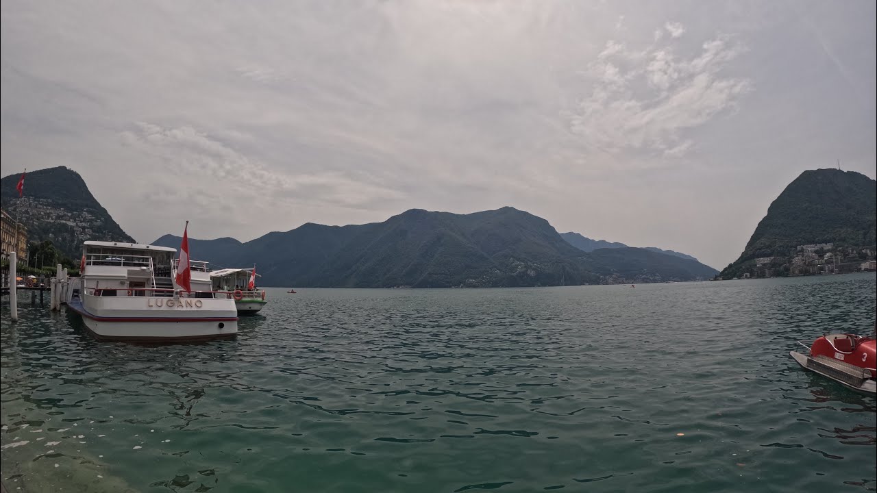Walking In Downtown Lugano, Switzerland - Exploring Downtown Lugano