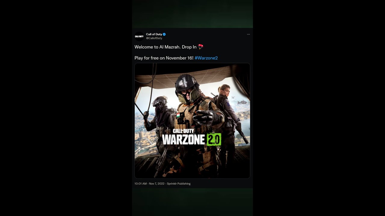 WARZONE 2 RELEASE DATE CONFIRMED ✅ #warzone2 #mw2 #modernwarfare2 #callofduty #warzone #fyp