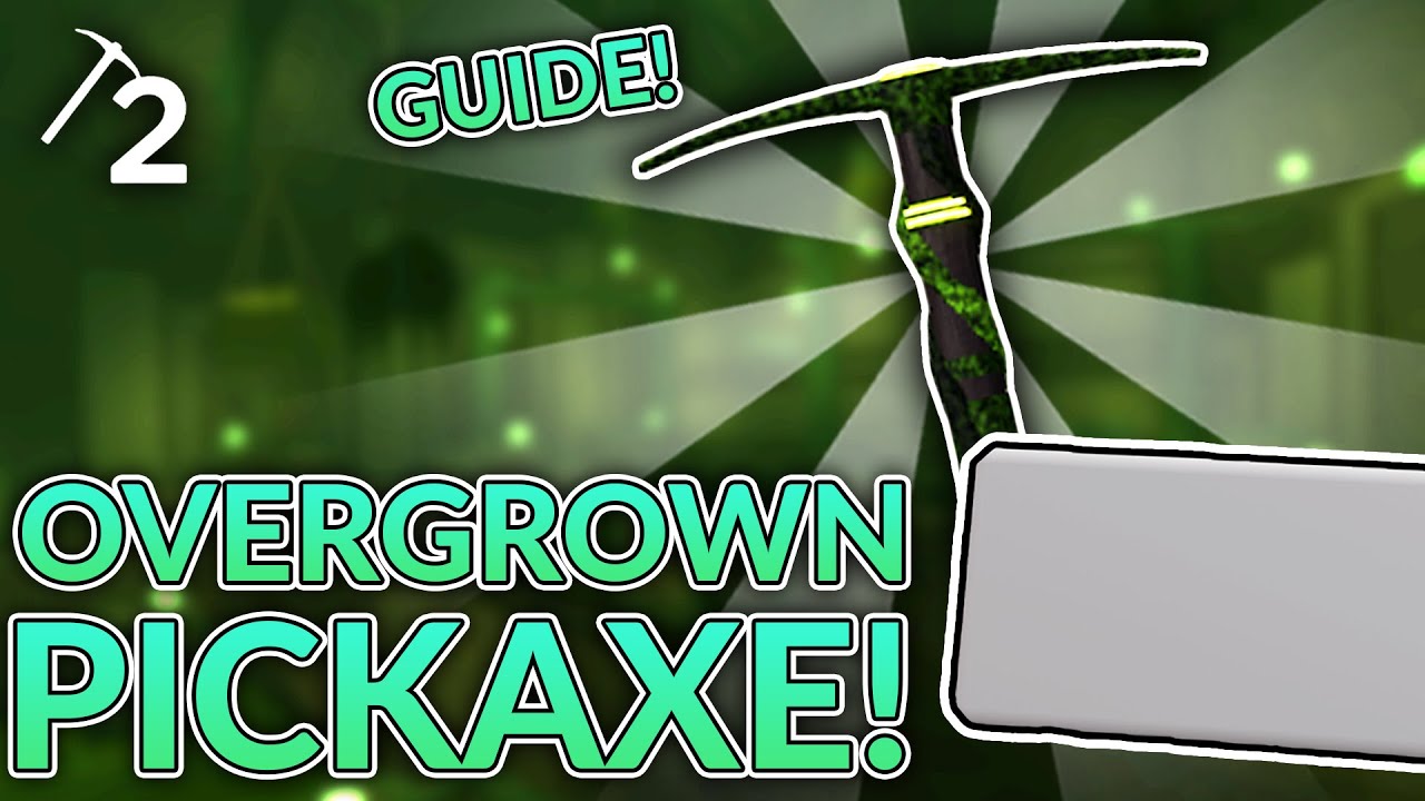 How to get the Overgrown Pickaxe in Refinery Caves 2 - ROBLOX