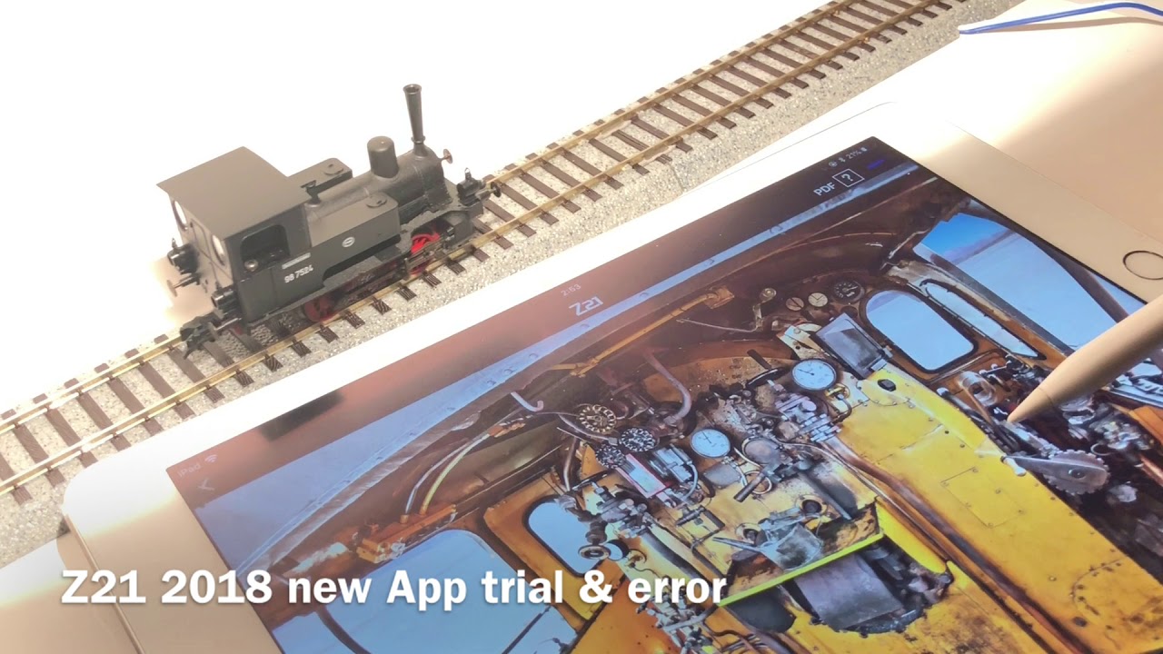 Z21 2018 new App trial & error