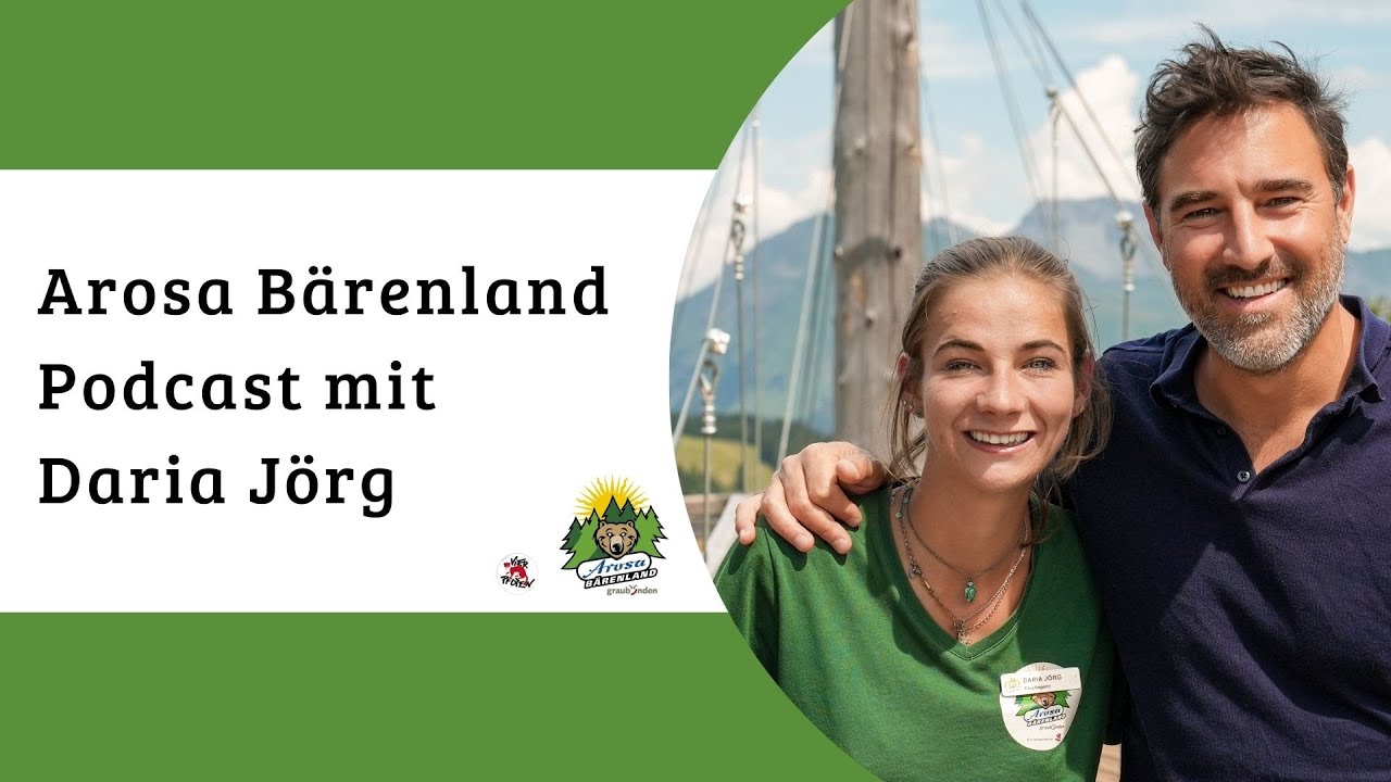 Arosa Bärenlandpodcast mit Daria Jörg - Traumjob Tierpflegerin