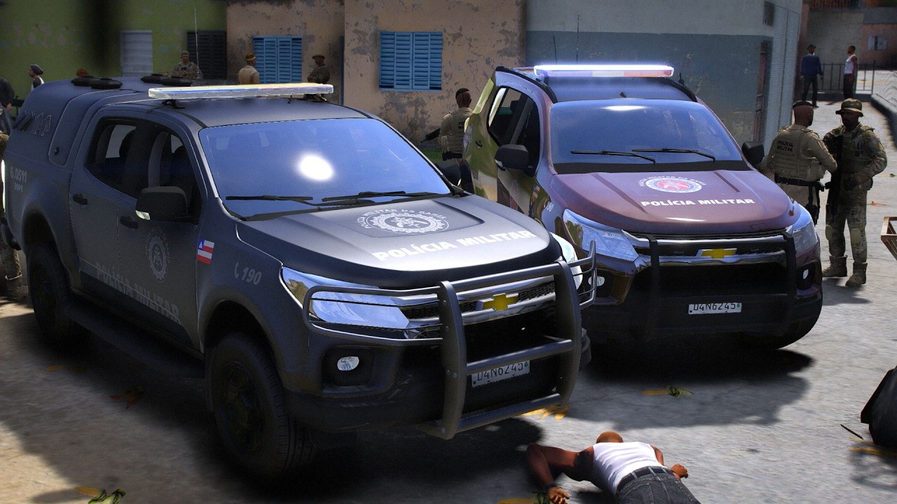 OPERAÇÃO CONJUNTA | BOPE E RONDESP RMS FECHAM O CERCO NA FAVELA | PMBA - POLICIA NO GTA 5