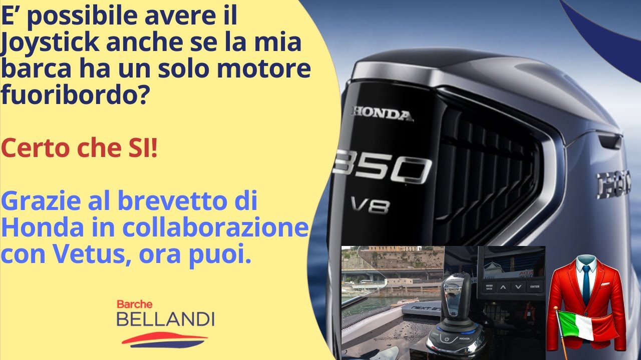 Joystick Honda: Massima Sicurezza in Ormeggio Anche con un Solo Motore!