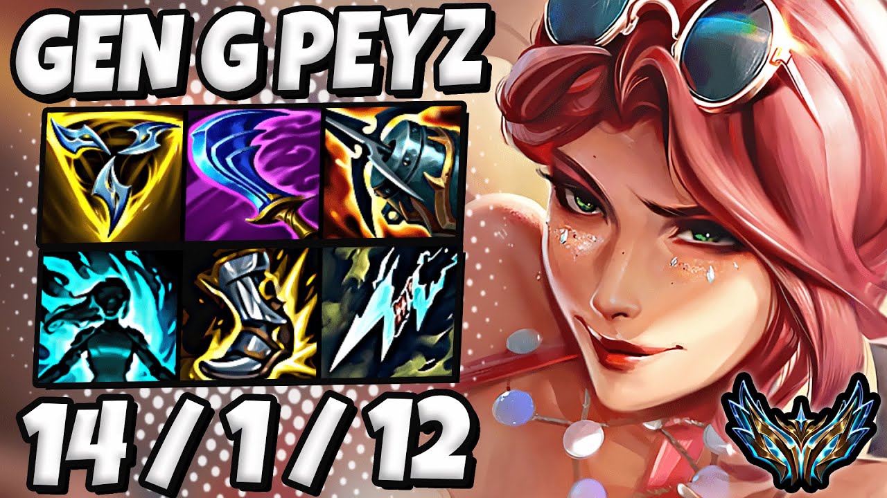 Ashe vs Zeri ADC [ Gen G Peyz ] Patch 14.6 Korea Challenger ✅