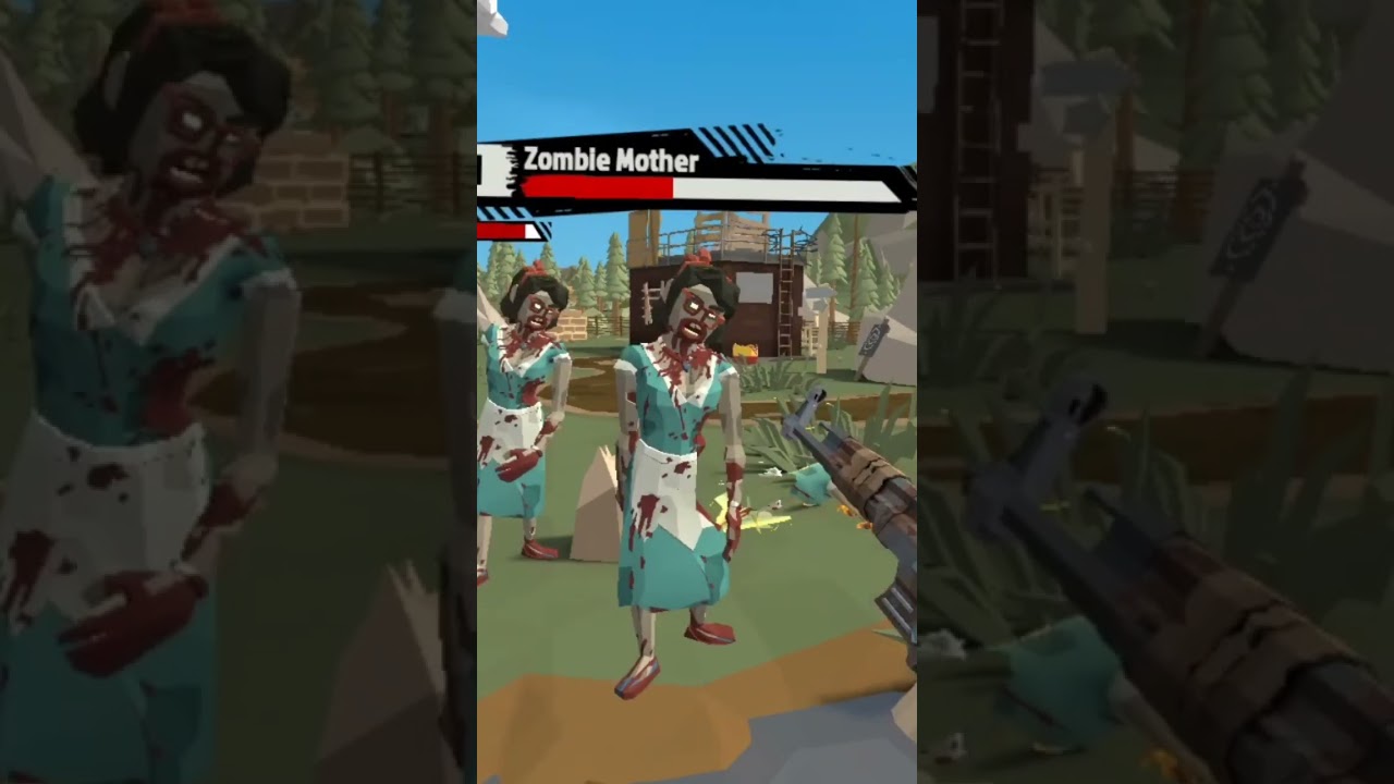 killing zoombies with ak47 walking zoombies 2