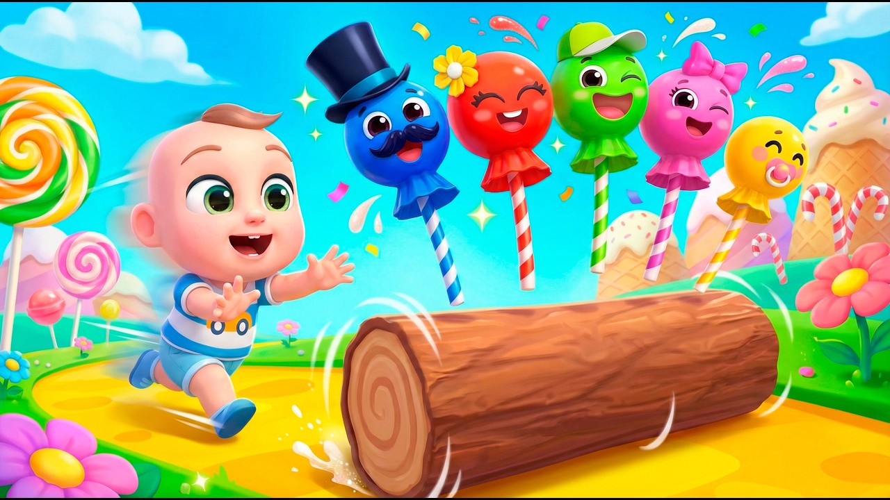 Catch the Magic Lollipop🍭Finger Family Song | Almama Kids Songs