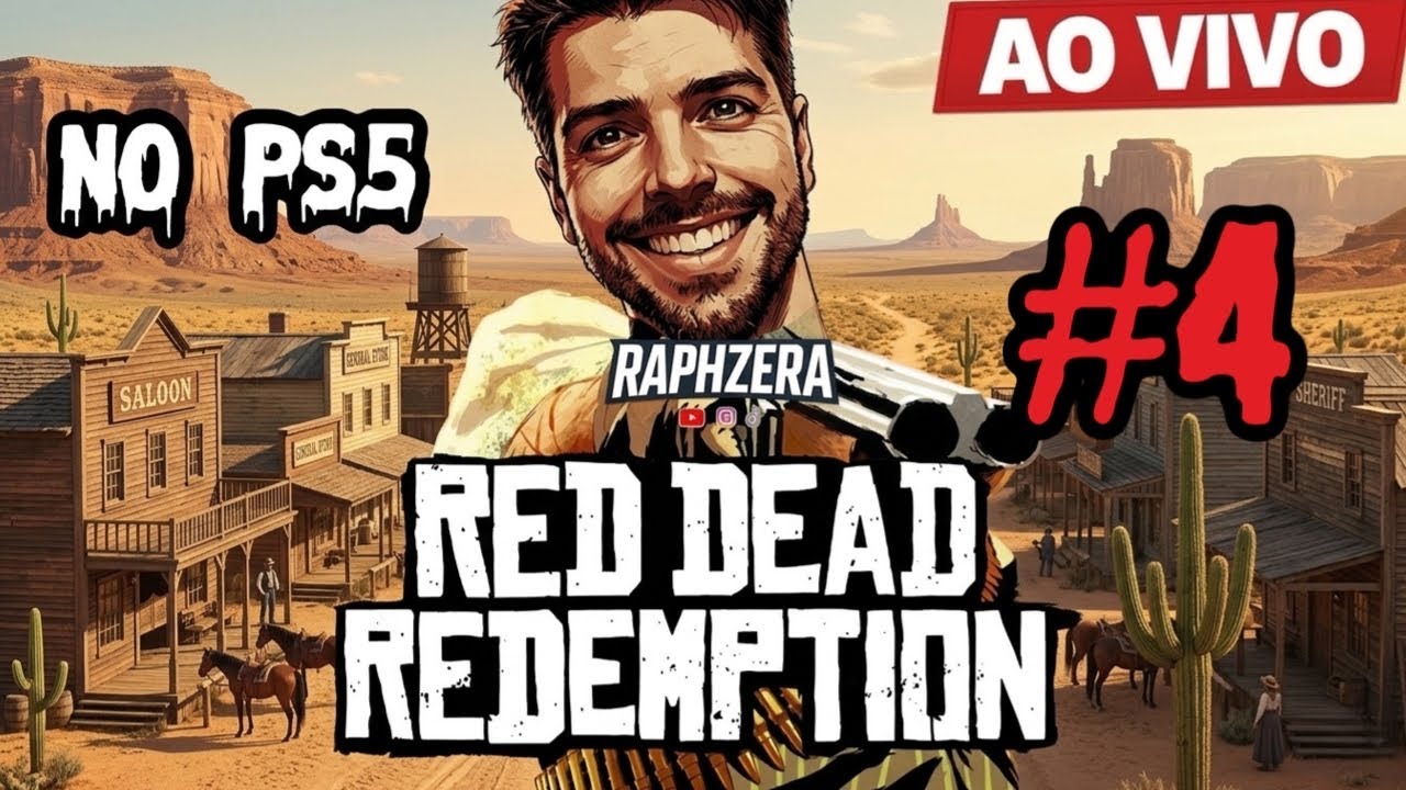 Red Dead Redemption (Remaster) no PS5 -  DE VOLTA AO VELHO OESTE com JOHN MARSTON - Parte 4