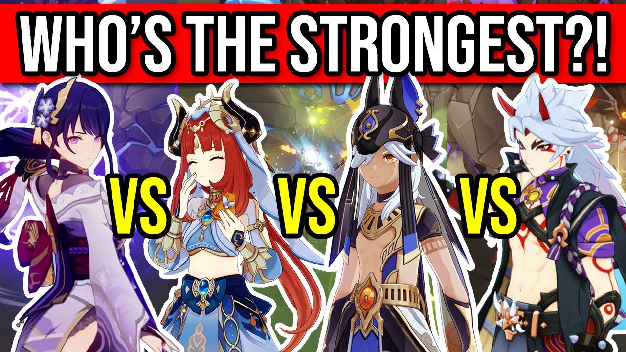 DPS Showdown! Нилу против Цино против Райдена против Итто — Старое против Нового — Genshin Impact...