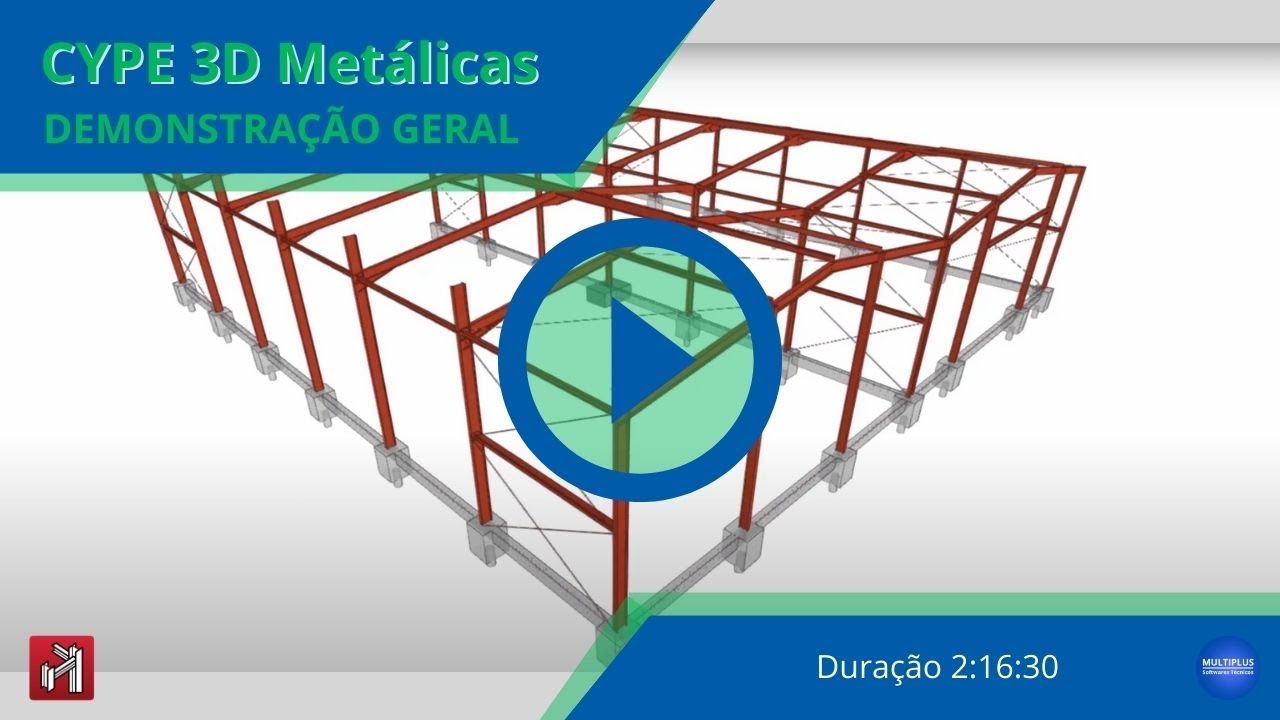 CYPE 3D Metálicas: Demonstração Geral