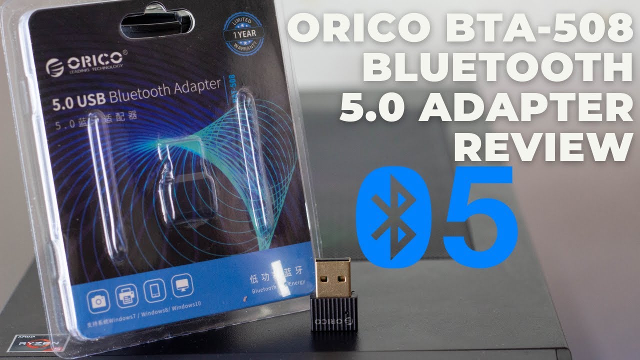 ORICO BTA-508 Wireless USB Bluetooth 5.0 Adapter Setup & Review! Best USB Bluetooth Dongle for PC?