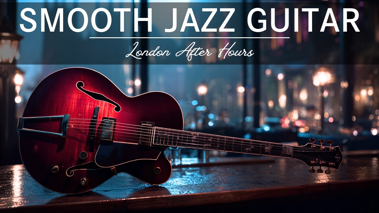 Late Night Smooth Jazz Guitar – London After Hours • Relaxing Music for Focus