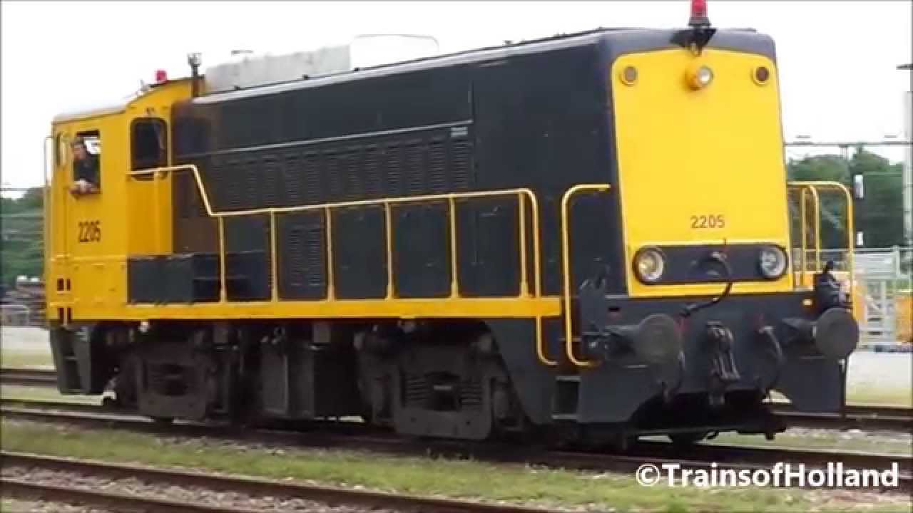 Bijzonder rangeerwerk op station Zwolle (Met o.a. NS 2205 & Locon 9908)