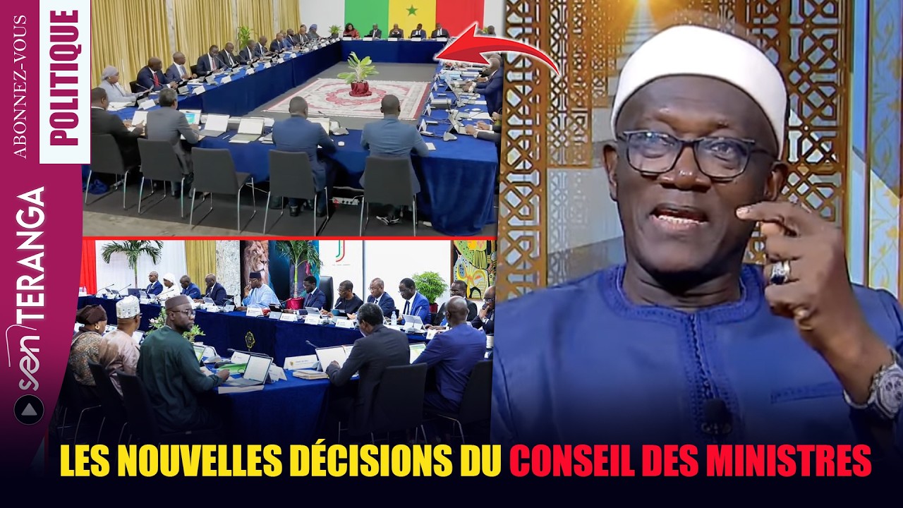 URGENT ! Les nouvelles décisions du conseil des ministres avec DIOMAYE & SONKO tombent...