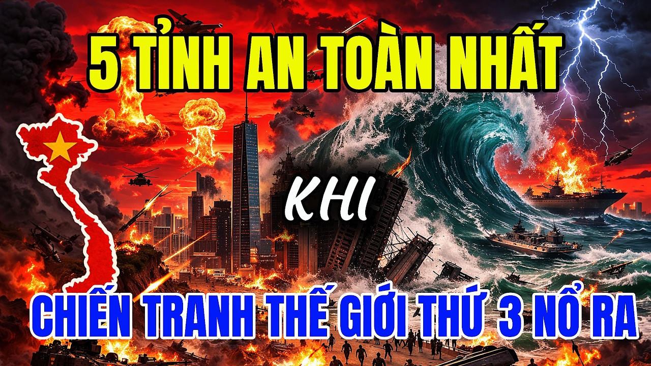 RÙNG MÌNH KỊCH BẢN WW3: 5 Tỉnh Ở Việt Nam Có Thể Sống Bình Yên Khi Thế Giới Hỗn Loạn