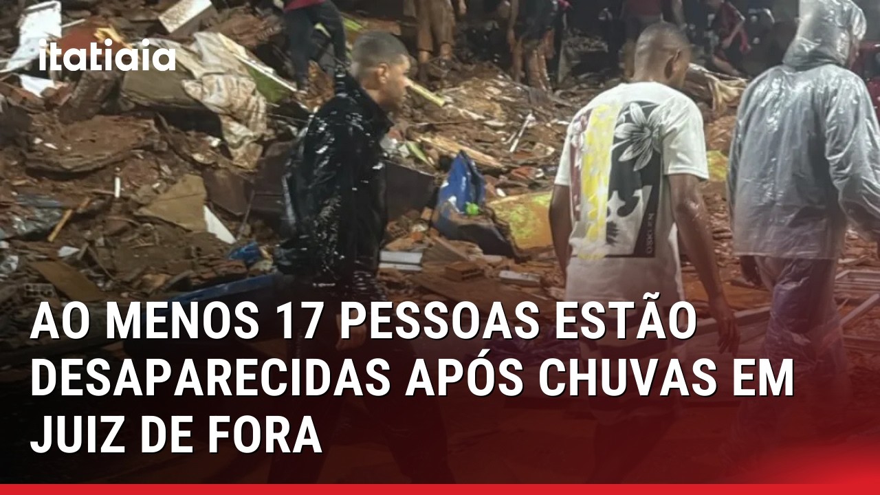 TRAGÉDIA EM JUIZ DE FORA: SOCORRISTAS BUSCAM POR 17 PESSOAS, SENDO 5 CRIANÇAS, EM APENAS UM BAIRRO
