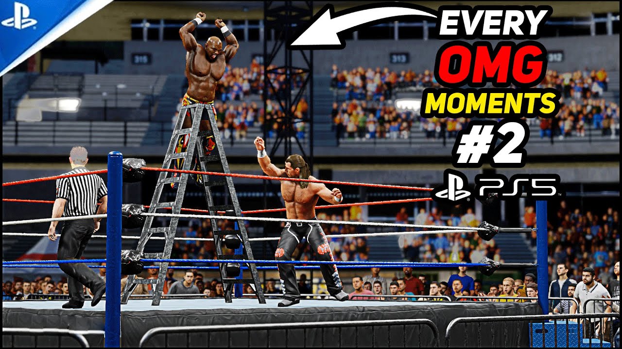 WWE 2K20 on PS5 - Every OMG Moments Part 2 ! 4K 60FPS