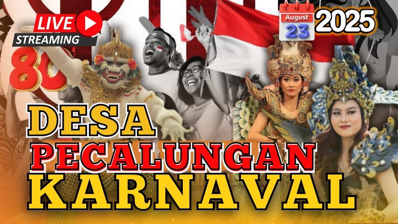 🎉🔴 LIVE KARNAVAL DESA PECALUNGAN BATANG 2025 – MERIAH & SPEKTAKULER 🔥🇮🇩