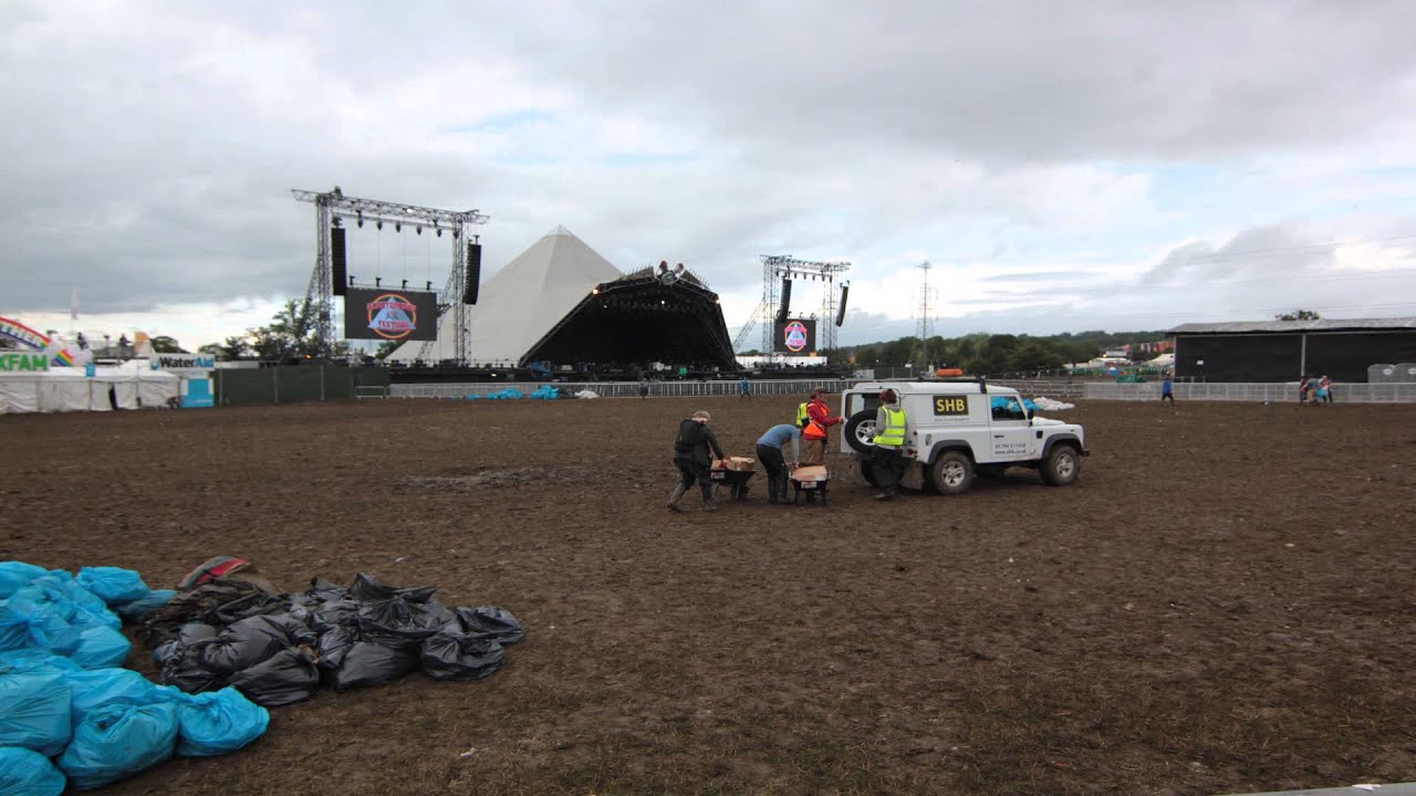 Glastonbury time-lapse, Pyramid Stage 2014