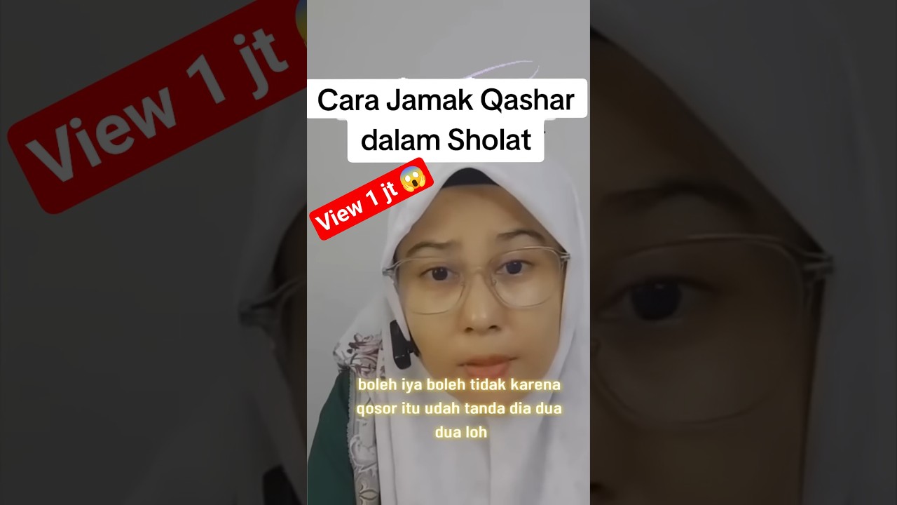 cara sederhana sholat jamak qashar asyar diwaktu zuhur