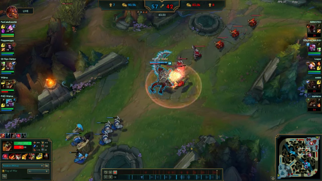 Full AD Renekton Vs. Vayne