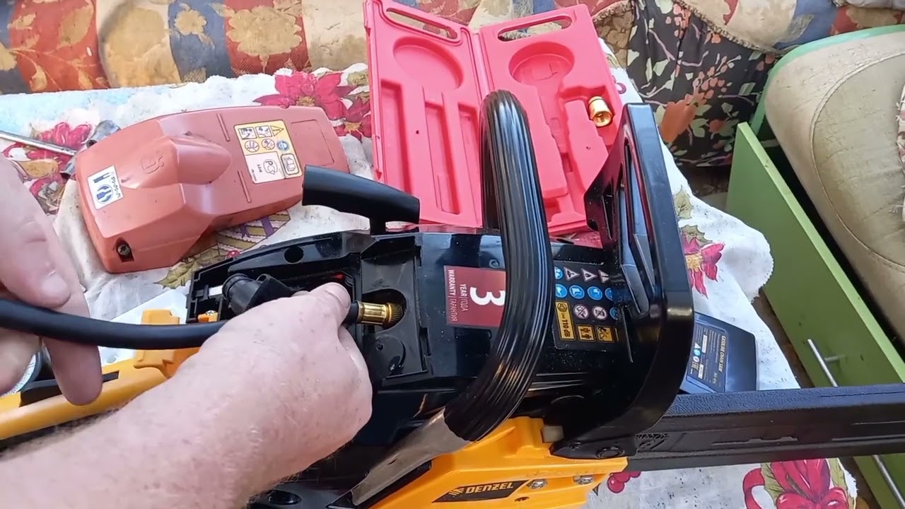 не заводится пила на горячую